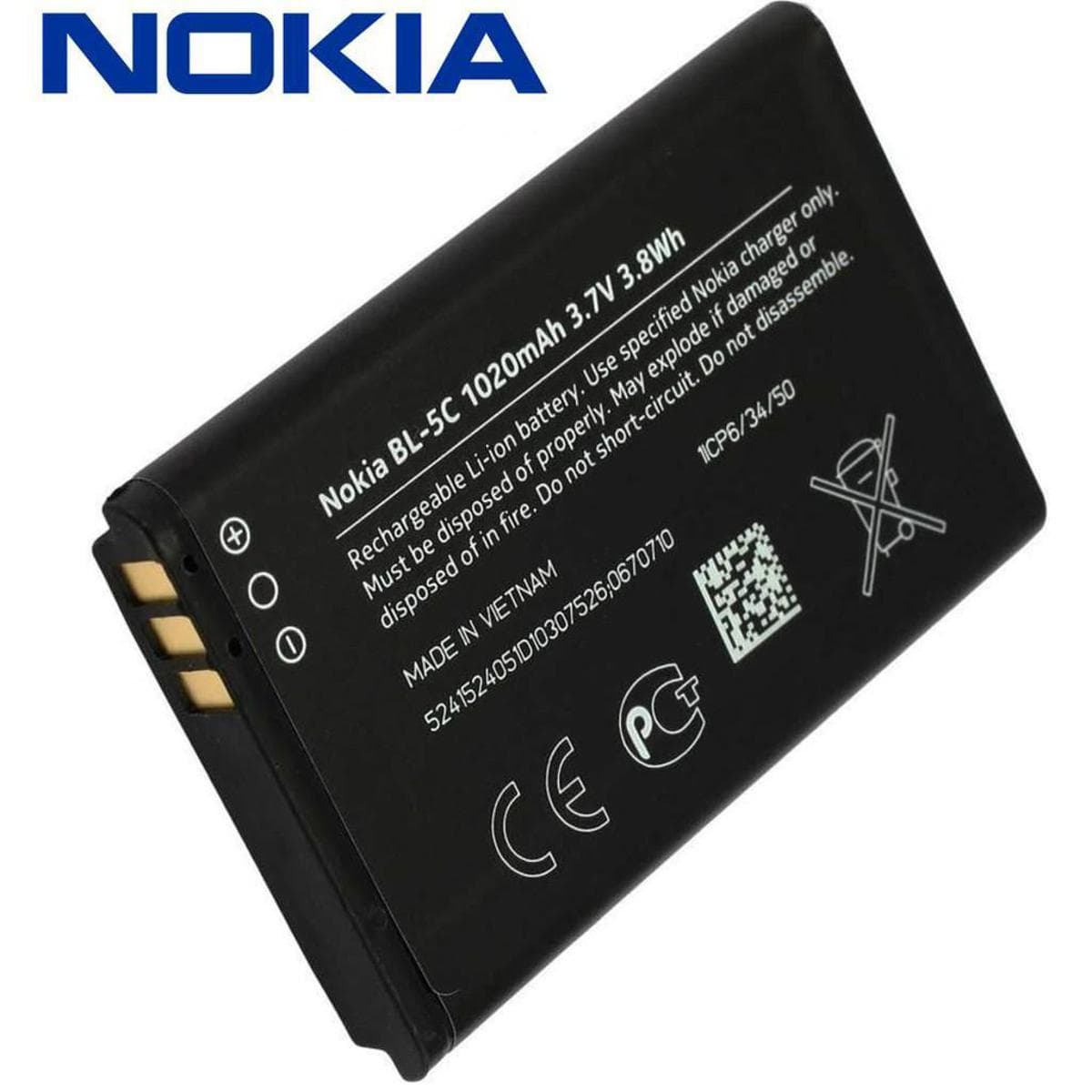 BL BLACK 5C Nokia Aluminum Cell Battery  - image 1