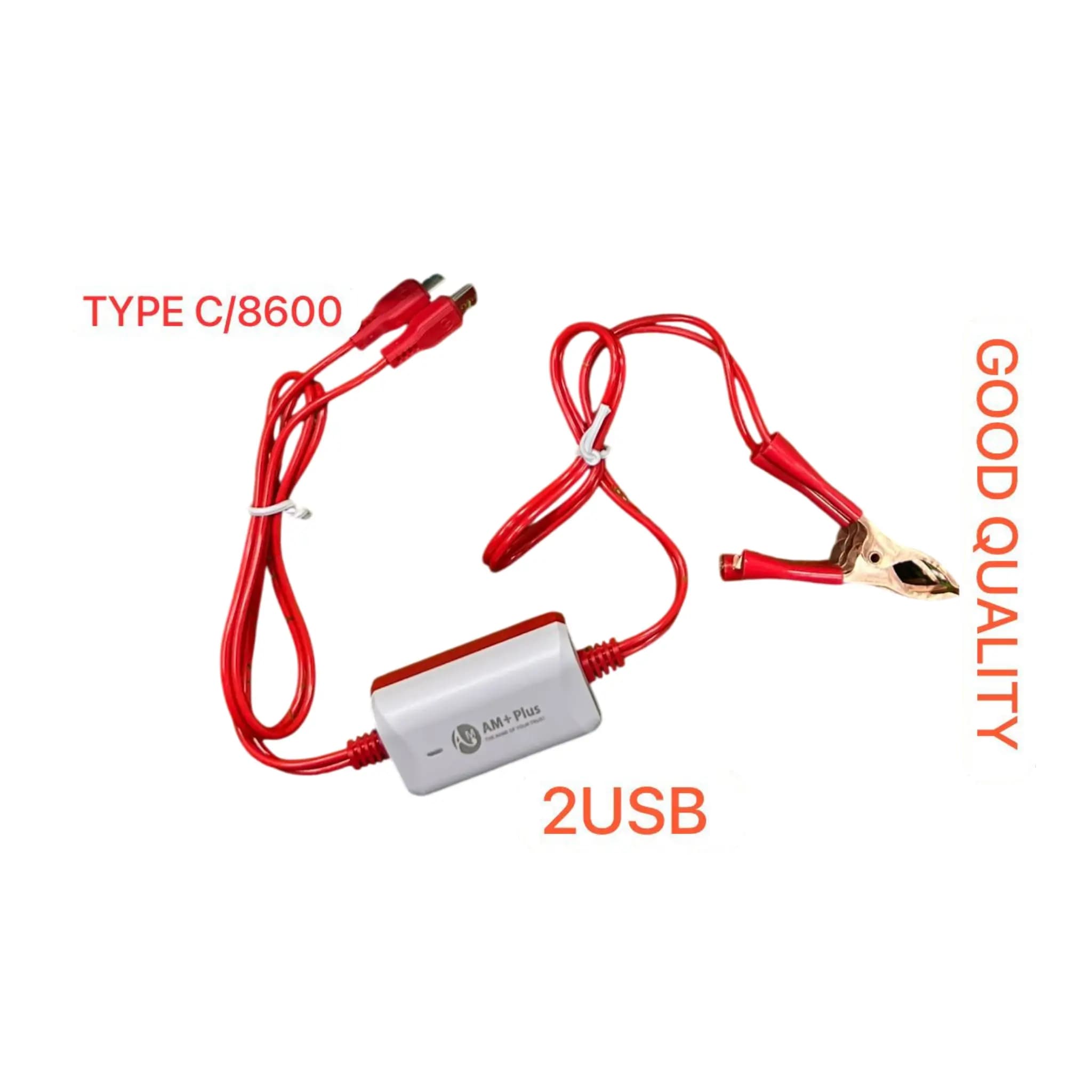 New Arrival DC Charger AM-999 Plus (2 USB) Type-C/8600 MA+ PLus – alternate view