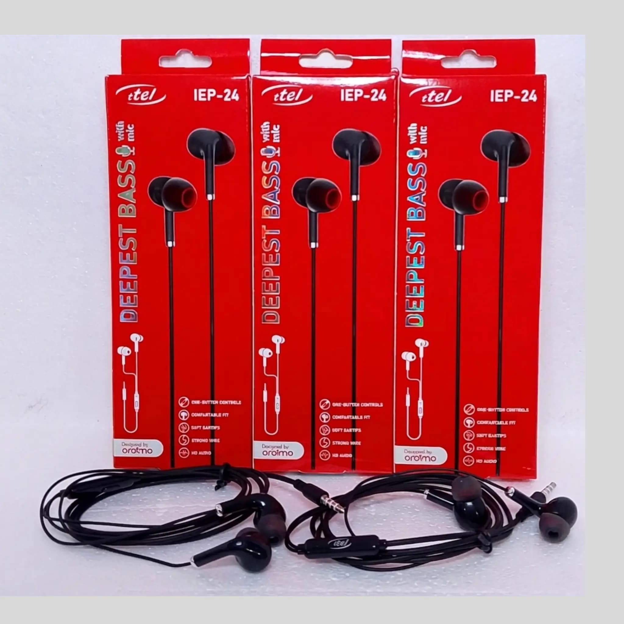ITEL IEP 24 DEEP BASS HANDSFREE - image 1