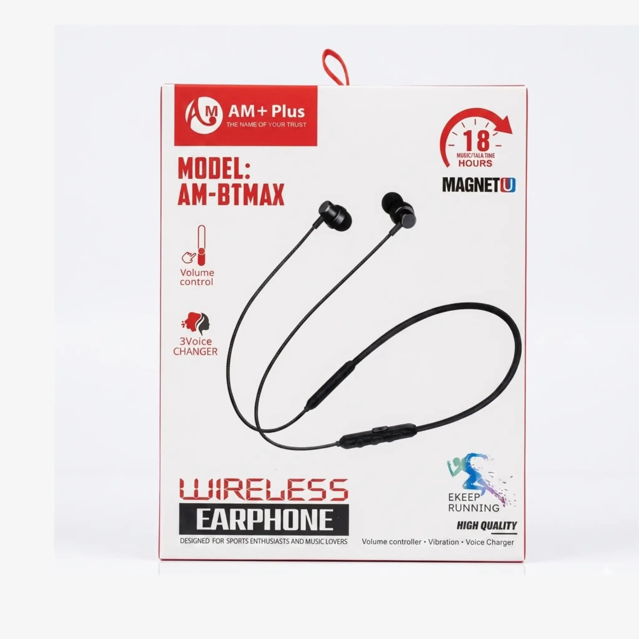AM BT MAX VOICE CHANGER WIRELESS NECKBAND  - image 1