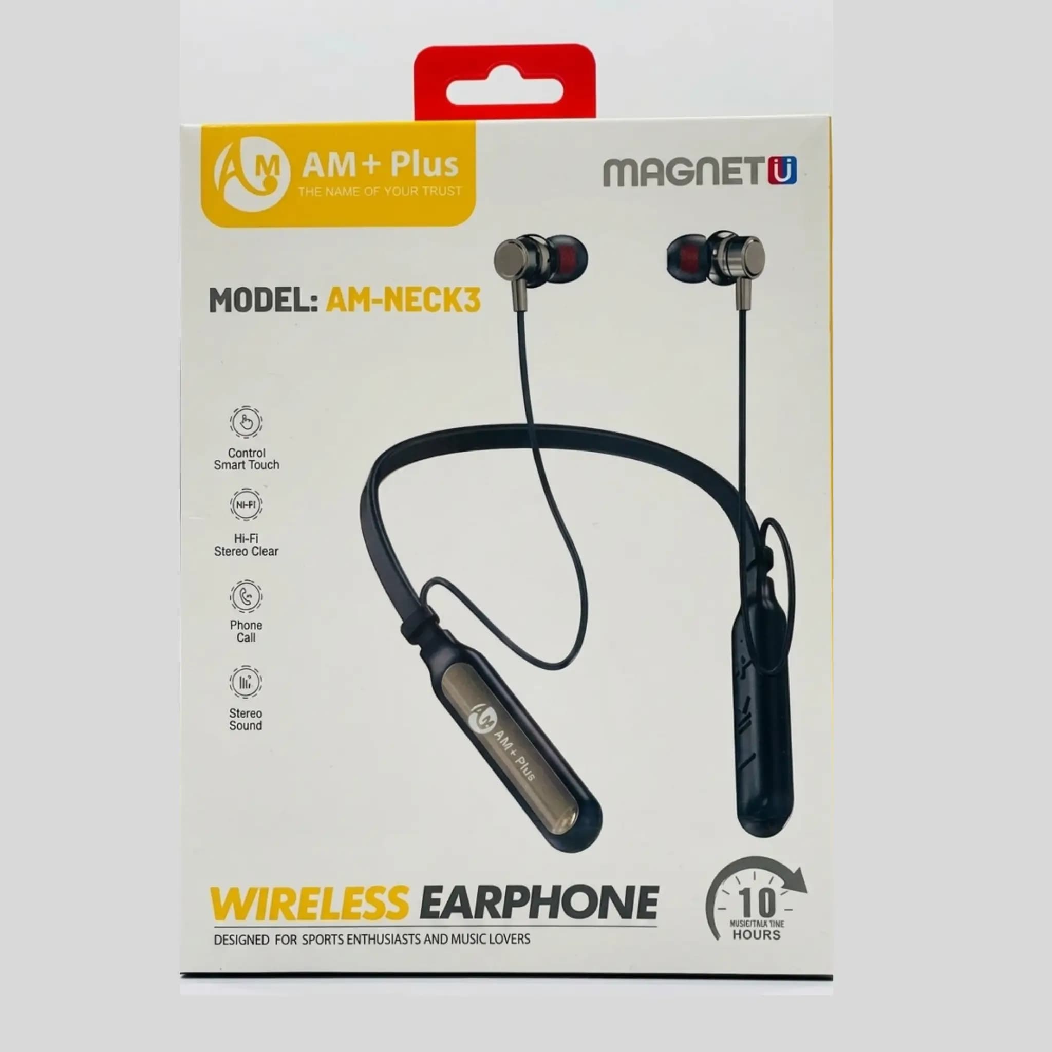 AM NECK 3 MAGNETIC WIRELESS NECKBAND  - image 1