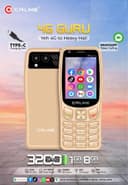 Calme 4G Guru Touch & Type Price In Pakistan | Calme 4G Guru Mobile | 2.4 Inch Touch & Type Display , 3200mAh Battery , Dual SIM 4G , PTA Approved & 1 Year Warranty - thumbnail 3