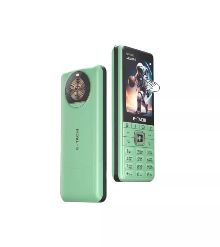 Etachi 4G Stark | E Tachi Price In Pakistan | E Tachi Mobile | 2GB RAM & 32GB Memory , Google Playstore , 2.8 Inch Touch Display , 4600mAh Battery , Dual SIM 4G , WiFi , Hotspot , PTA Approved With 1 Year Brand Warranty - image 1