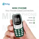 Etachi Mini Mobile | Same Like Nokia BM10 | Nokia 3310 Style Etachi Mini Mobile | Type c Charging | Finger Size Mobile | Ungli Jitna Mobile - Dual Sim, Official PTA Approved, Memory Card, Voice Changer, Auto Call Recording, 1 Year Brand Warranty - thumbnail 1