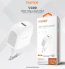 FASTER V300 20W Smart Charger Price In Pakistan | USB-A Fast Charging Adapter | 20W Smart Charging , 1 Year Warranty - thumbnail 1