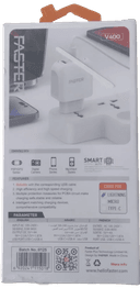 Faster V400 Type-C Charger Price In Pakistan | Fast Mobile Charger | USB Type-C Fast Charging , 1 Year Brand Warranty - thumbnail 4