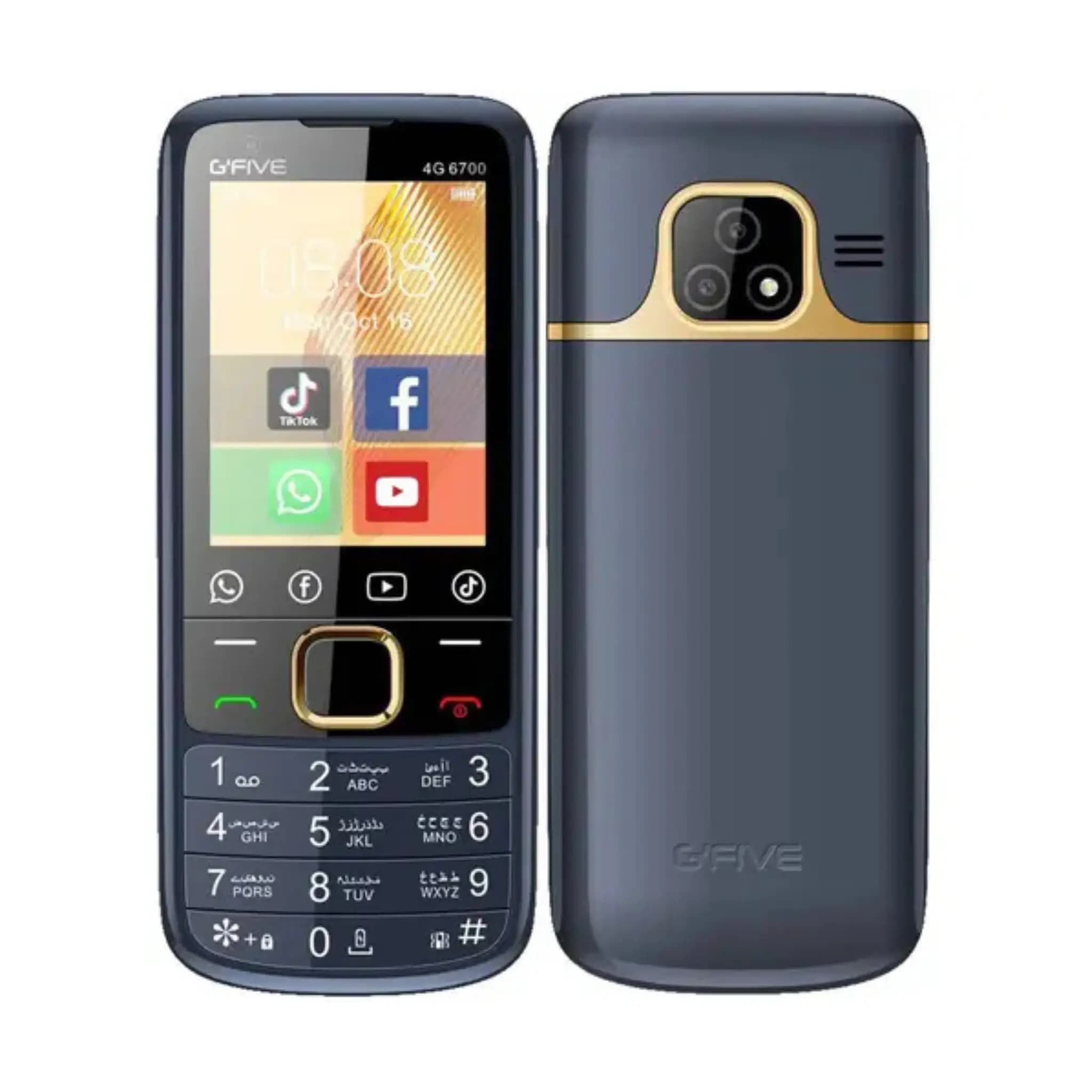GFive 4G 6700 Price In Pakistan | GFive 4G 6700 Mobile | GFive 4G 6700 Smartphone | 2GB RAM 16GB ROM , 2.8″ Touch Screen , 4000mAh Battery , Dual 4G SIM , WiFi , Bluetooth , Hotspot , Type-C Charging , PTA Approved & 1 Year Warranty - image 1