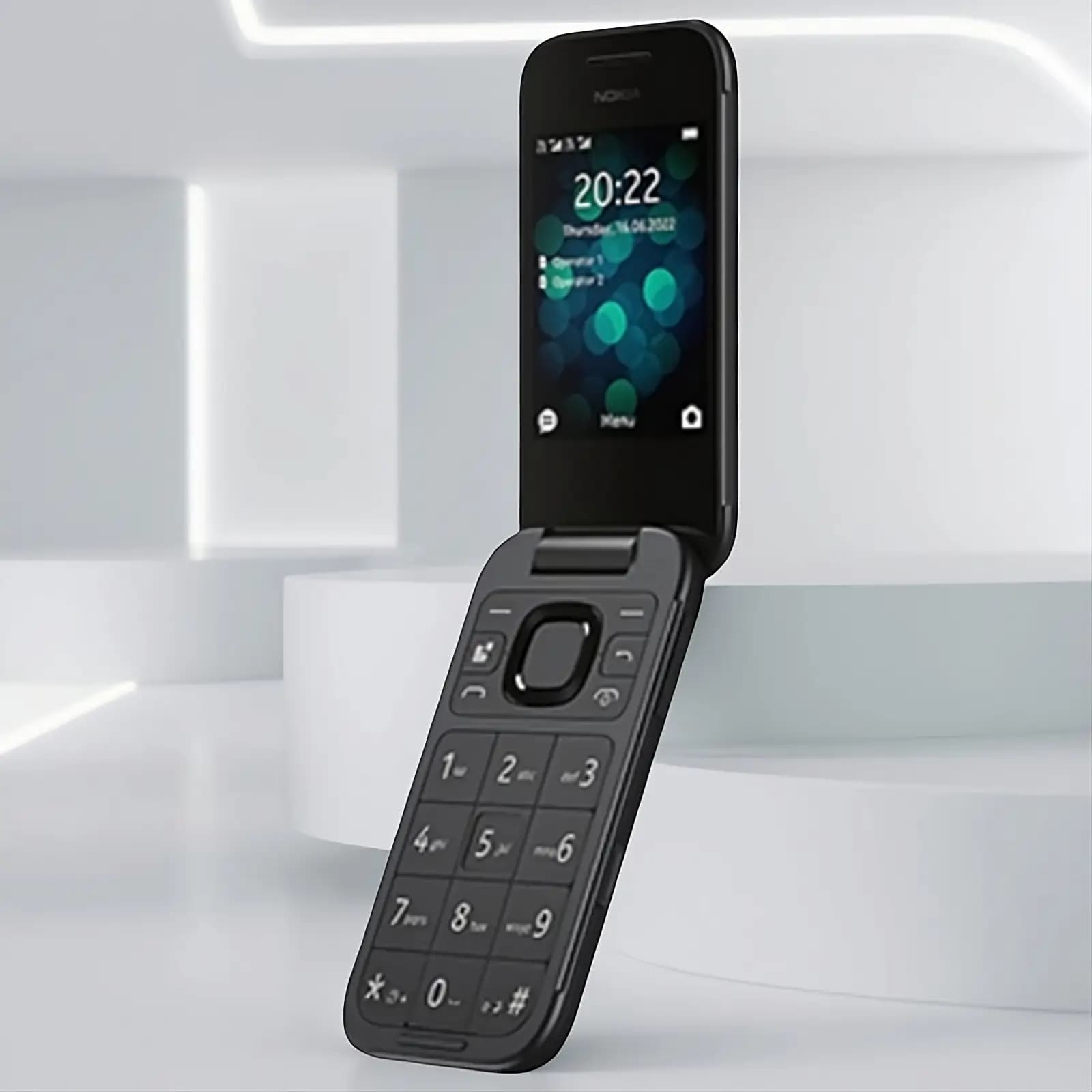 Nokia 2660 Flip Price In Pakistan | Nokia 2660 Flip | Nokia 2660 Flip Phone Master Copy , Flip Phone , Dual Screen , Dual Sim , 2.8 Inch Main Display , 1.77 Front Display - image 1
