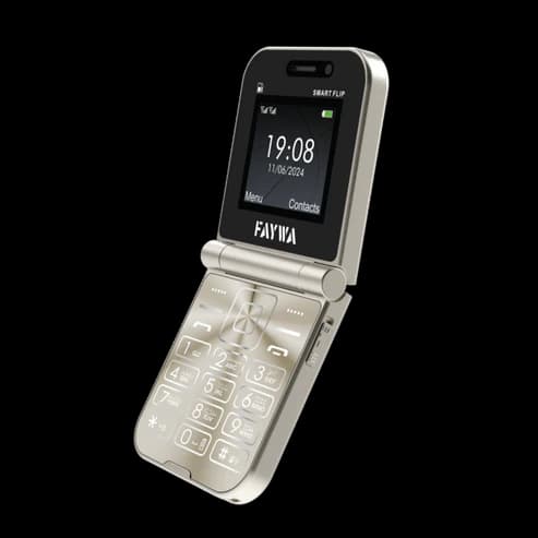 Faywa Smart Flip | Faywa Smart Fold - 1.8 Inch Display - Dual Sim - 1100mAH Battery - Stylish Camera with Flash Light - Auto Call recording - PTA Approved - 1 Year brand warranty – alternate view