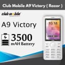 Club Mobile A9 Victory | Club Mobile Price In Pakistan | A9 , 2.4″ Inch Display , Dual SIM , Wireless FM Radio , Big Speaker , Memory Support , 3500mAh Battery , PTA Approved & 1 Year Brand Warranty - thumbnail 3