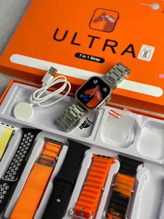 Smart Watch Ultra 3 (7-in-1 Strap Combo Pack)