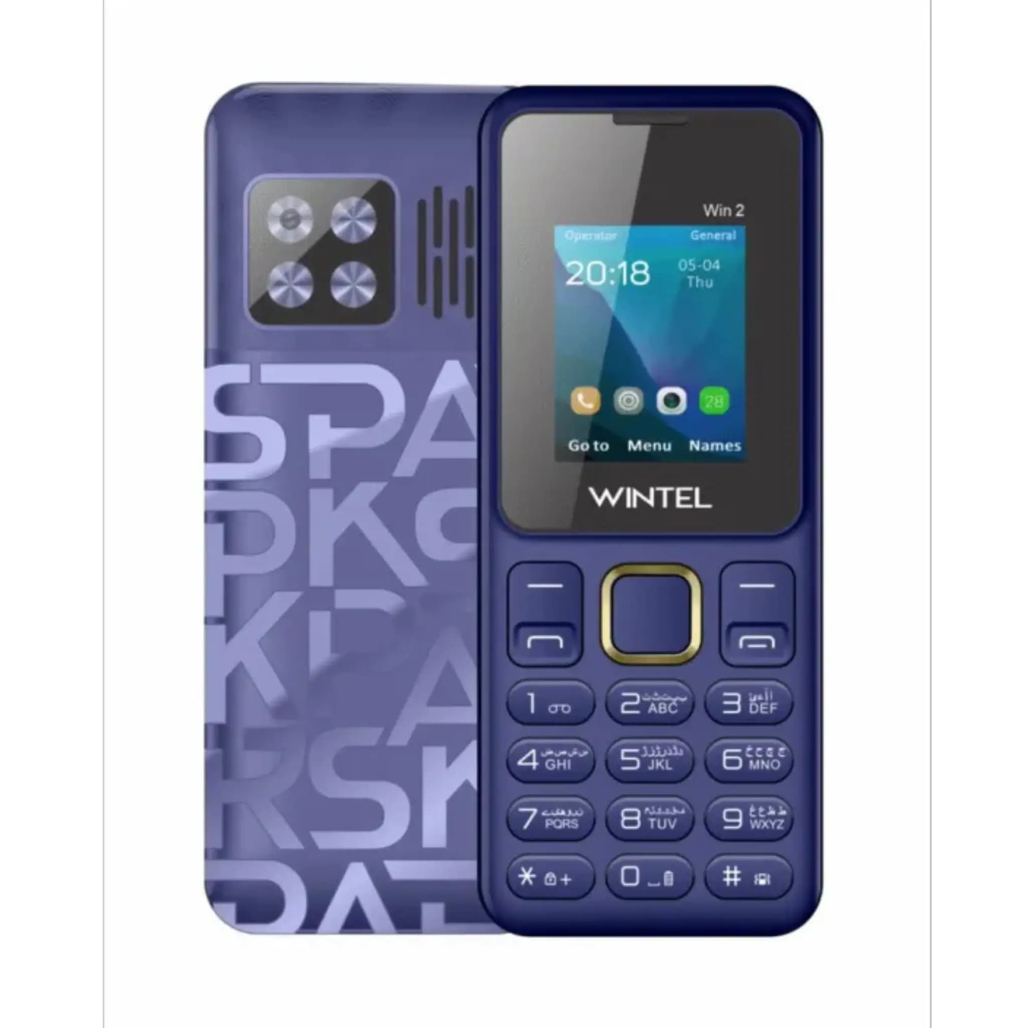 WINTEL WIN 2 Price In Pakistan | WINTEL WIN 2 Mobile | 1.8 Inch Display , 3500mAh Battery , Type-C Charging , Dual SIM , PTA Approved & 1 Year Brand Warranty