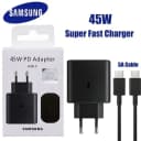Samsung 45W Super Fast Charger (Generic Quality) | Samsung 45W Fast Adapter  - thumbnail 1