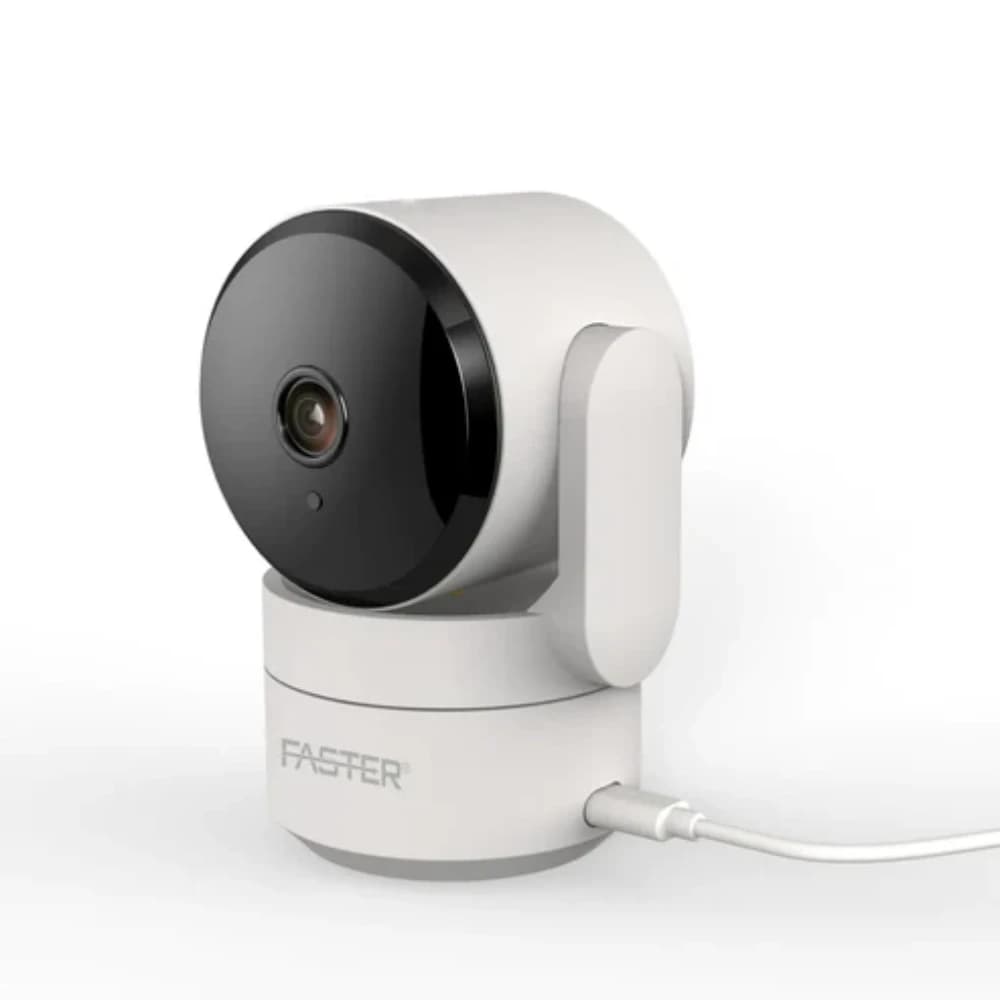 FASTER A30 WiFi Smart Security Camera Price In Pakistan | 360° Smart CCTV Camera | HD Video , Motion Detection , Night Vision , Two-Way Audio , 1 Year Warranty - image 1