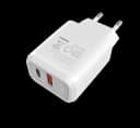 Faster FAC-950 20W + 18W Fast Charger Price In Pakistan | Dual Port USB & Type-C Charger | PD Fast Charging , 1 Year Warranty - thumbnail 1