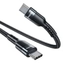 Faster FC-100W Type-C to Type-C Cable Price In Pakistan | 100W PD Fast Charging Cable | 1 Year Warranty - thumbnail 2