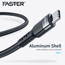 Faster FC-100W Type-C to Type-C Cable Price In Pakistan | 100W PD Fast Charging Cable | 1 Year Warranty - thumbnail 1