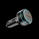 Faster FCC-230W Power Torque Car Charger Price In Pakistan | 230W Super Fast Car Charger | Multi USB Ports - thumbnail 3