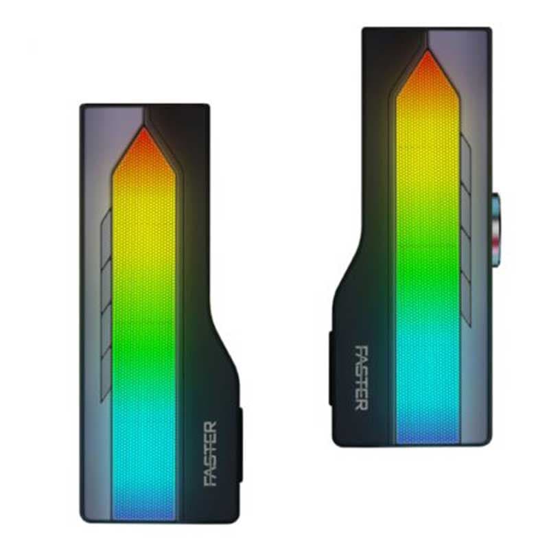 Faster G2000 RGB Gaming Wireless Speakers Price In Pakistan | Dual 10W Speakers (5W×2) | – alternate view