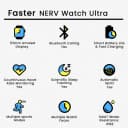 Faster NERV Watch Ultra Smart Watch Price In Pakistan | 2.04” AMOLED Always-On Display | IP68 Waterproof , 280mAh Battery , 1 Year Warranty - thumbnail 4
