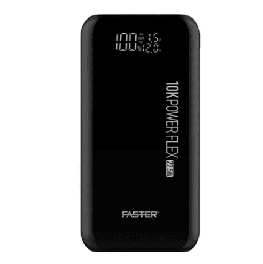 FASTER PF-10K 10000mAh Power Bank Price In Pakistan | 22.5W Fast Charging Power Bank | PD 20W Type-C Output - image 1