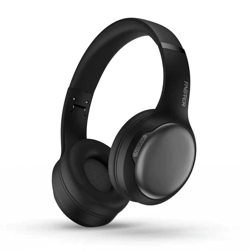 Faster S5 Pro ANC Headphones Price In Pakistan | Wireless Bluetooth Headphones | ANC + ENC , 1 Year Warranty - image 1