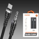 Faster M2 Type-C to 3.5mm Aux Cable Price In Pakistan | 1.5m Audio Converter Cable | HiFi Sound Quality - thumbnail 4