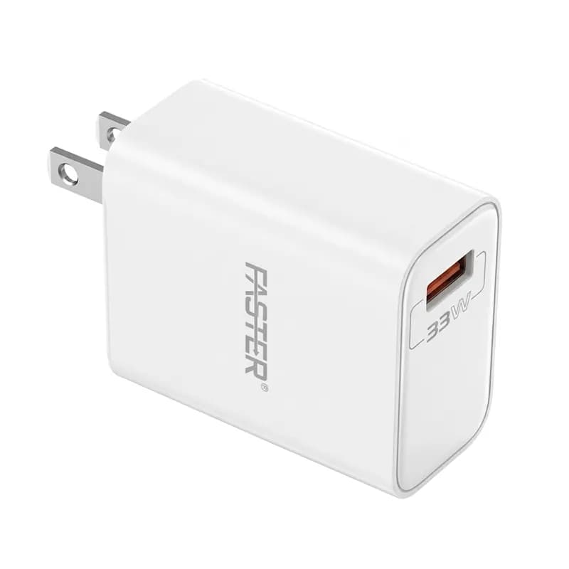 Faster V-33A 33W QC Fast Charger Price In Pakistan | Type-C Fast Charging Adapter | 33W Quick Charge Support  , 1 Year Warranty – alternate view