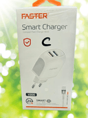 FASTER V200 Smart Charger Price In Pakistan | Auto IC Fast Charger | Over Current  , 1 Year Official Warranty - thumbnail 1