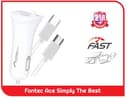 Fontec Ace Car Charger Price In Pakistan | 2.1A Fast Car Charger | Micro USB & Type-C Compatible , Stable Charging Output , Compact Vehicle Charger , Universal Smartphone Compatible - thumbnail 1