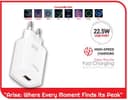 Fontec Arise 22.5W Fast Charger Price In Pakistan | USB Fast Charging Adapter | 22.5W High Speed - thumbnail 1