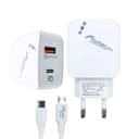 Fontec Elite Charger Price In Pakistan | 3.1A Fast Wall Charger | Type-C to Micro Integrated Cable - thumbnail 2