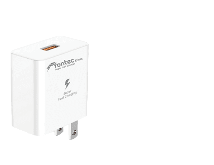 Fontec Ethan 33W Fast Charger Price In Pakistan | Type-C Cable Included | 33W Fast Charging Adapter – alternate view