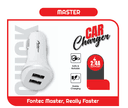 Fontec Master Car Charger - Dual USB Car Charger, 2.1A Dual Port Output, Fast Charging, Universal Vehicle Mobile Phone Adapter for iPhone and Android  - thumbnail 2