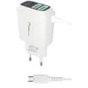 Fontec Master Charger | Fast Charging | Wall Charger |Dual USB Ports with Auto-ID, Includes 3-in-1 Support for Type-C, iPhone (iOS) & Micro USB, Smart Safety Protection - thumbnail 3