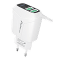 Fontec Master Charger | Fast Charging | Wall Charger |Dual USB Ports with Auto-ID, Includes 3-in-1 Support for Type-C, iPhone (iOS) & Micro USB, Smart Safety Protection - thumbnail 1