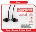 Fontec Smart Handsfree | 3.5mm Wired Earphones | In-Ear Stereo Headphones | High Sound Quality Dynamic Clear Sound, Super Bass Acoustic Engine, Premium Stereo Separation  - thumbnail 2