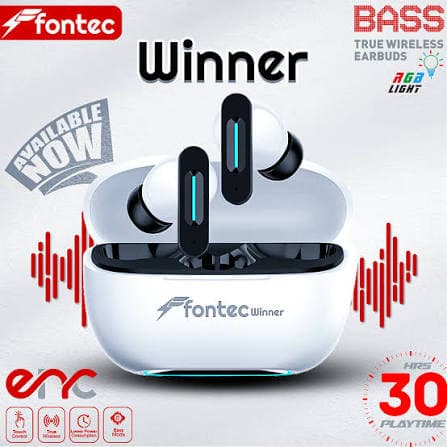 Fontec Winner AirPods | Gaming Earbuds | Airpods | Earbuds, RGB, 30Hrs Playtime,  True Wireless Stereo (TWS), Listen Like a Champion