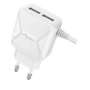 Fontec Zeal Charger | Mobile Wall Charger | Dual USB Adapter, Micro-USB V8 Cable, 1.0A Smart Charging Output, Multi-Device Dual USB Slots, Quick Charge Adapter  - thumbnail 1
