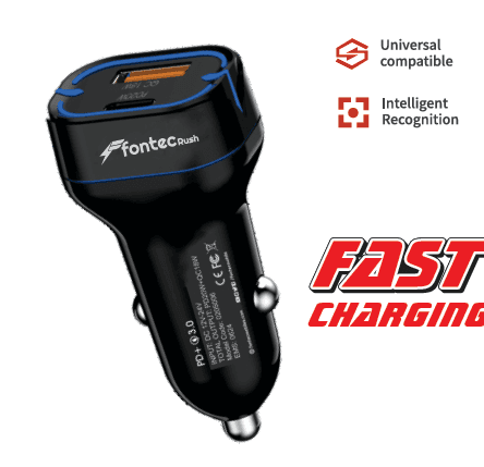 Fontec Rush Car Charger | Car Charger | Fast Car Charger| - image 1