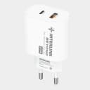 Interlink BEYOND 25W Fast Charger Price In Pakistan | 25W Power Delivery Charger | Dual Port USB-C - thumbnail 1