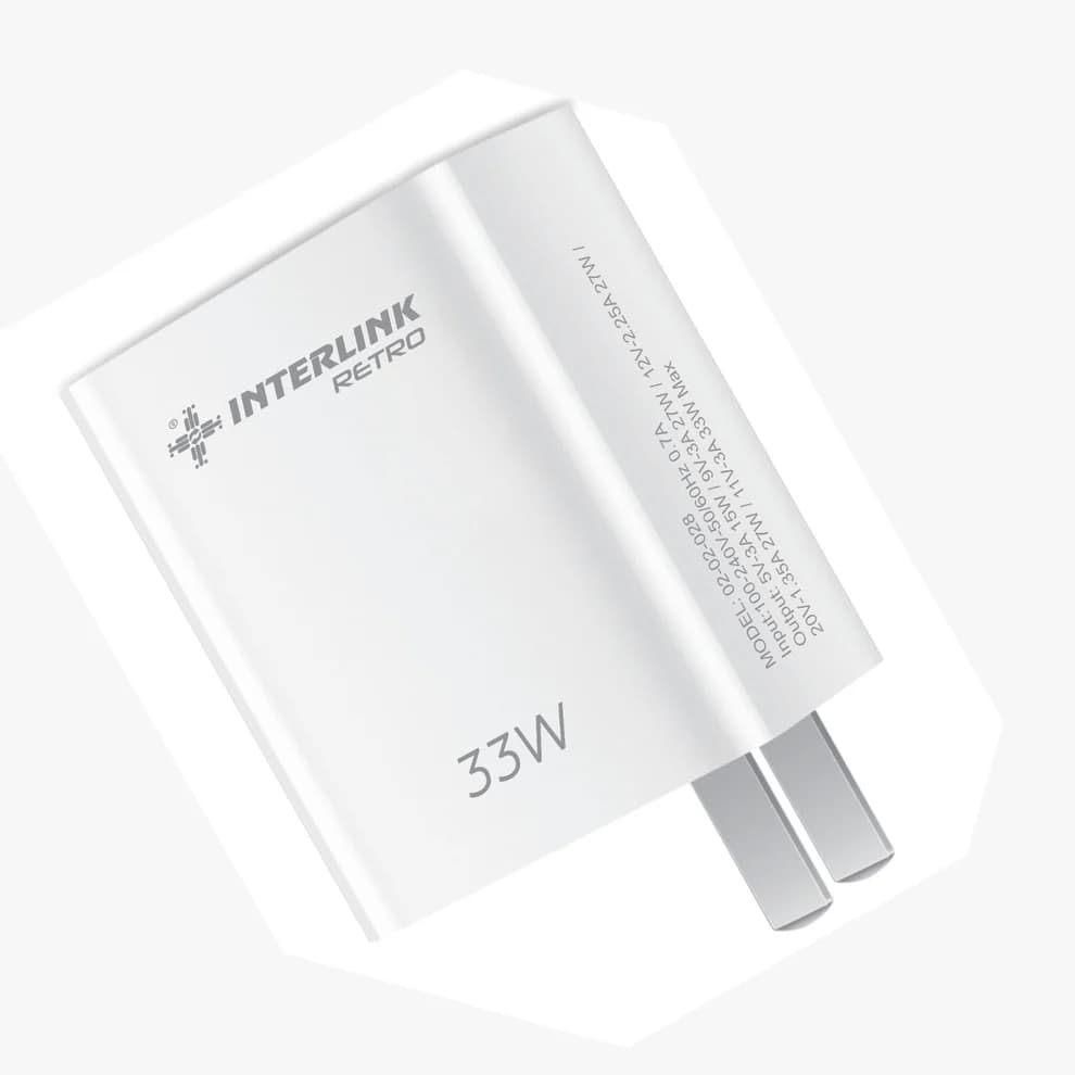 Retro 33W Fast Charger Price In Pakistan | 33W Quick Charge 3.0 Charger | OPPO , Xiaomi Redmi , Samsung , Vivo Compatible – alternate view