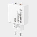 Interlink REVO 45W Super Fast Charger Price In Pakistan | 45W Power Delivery Charger | USB-C + USB-A Dual Port - thumbnail 1