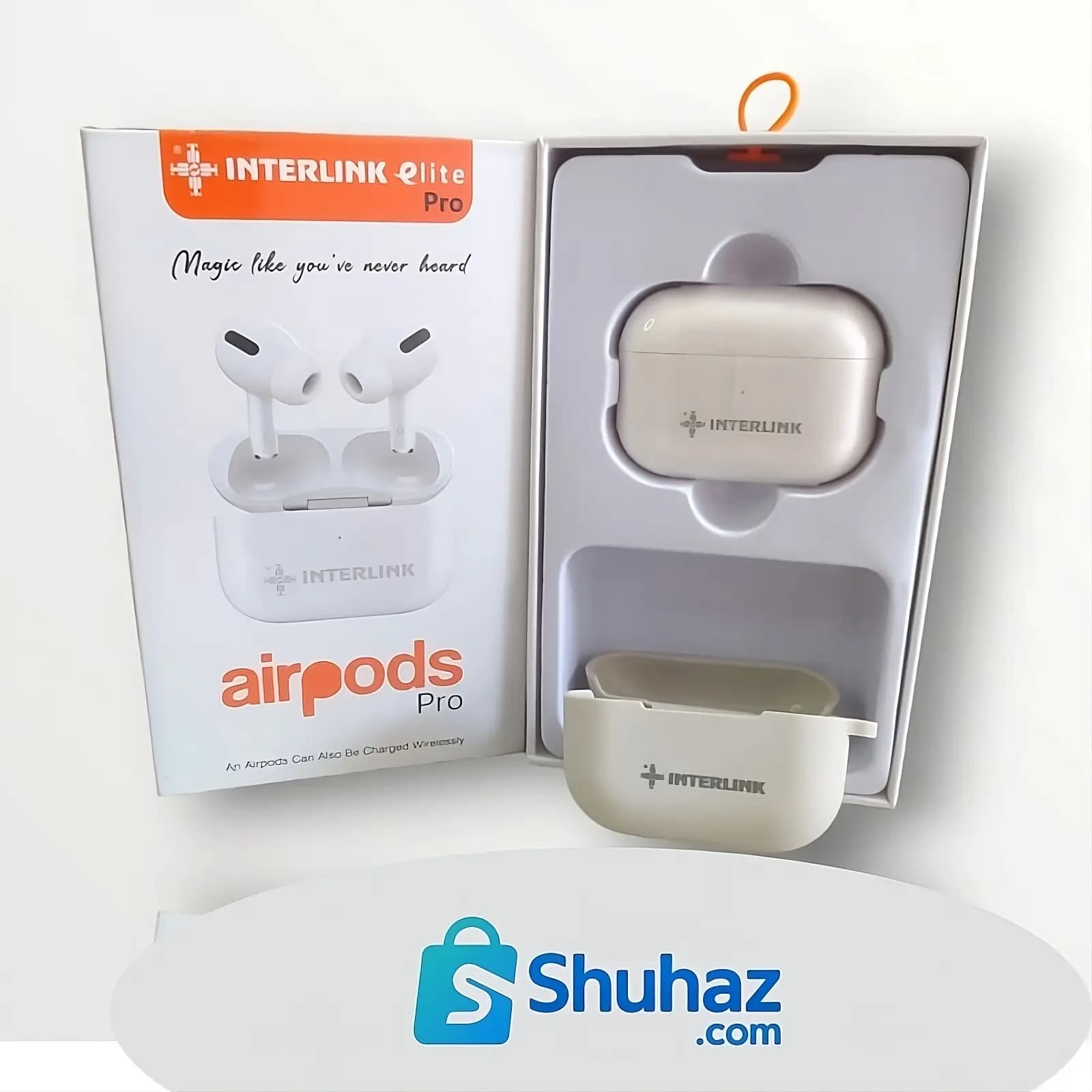 Interlink AirPods Pro Price In Pakistan | True Wireless Earbuds | Bluetooth 5.0 , Smart Touch Controls , Wireless Charging , Auto Pairing , 20m Range , Long Battery Backup