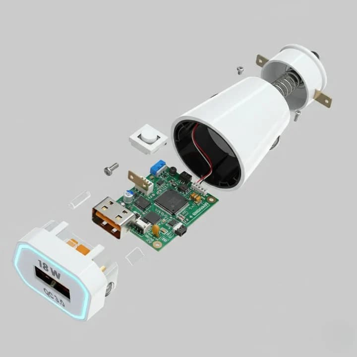Interlink ELITE PLUS 18W Car Charger Price In Pakistan | 18W Fast Charging Car Adapter | – alternate view