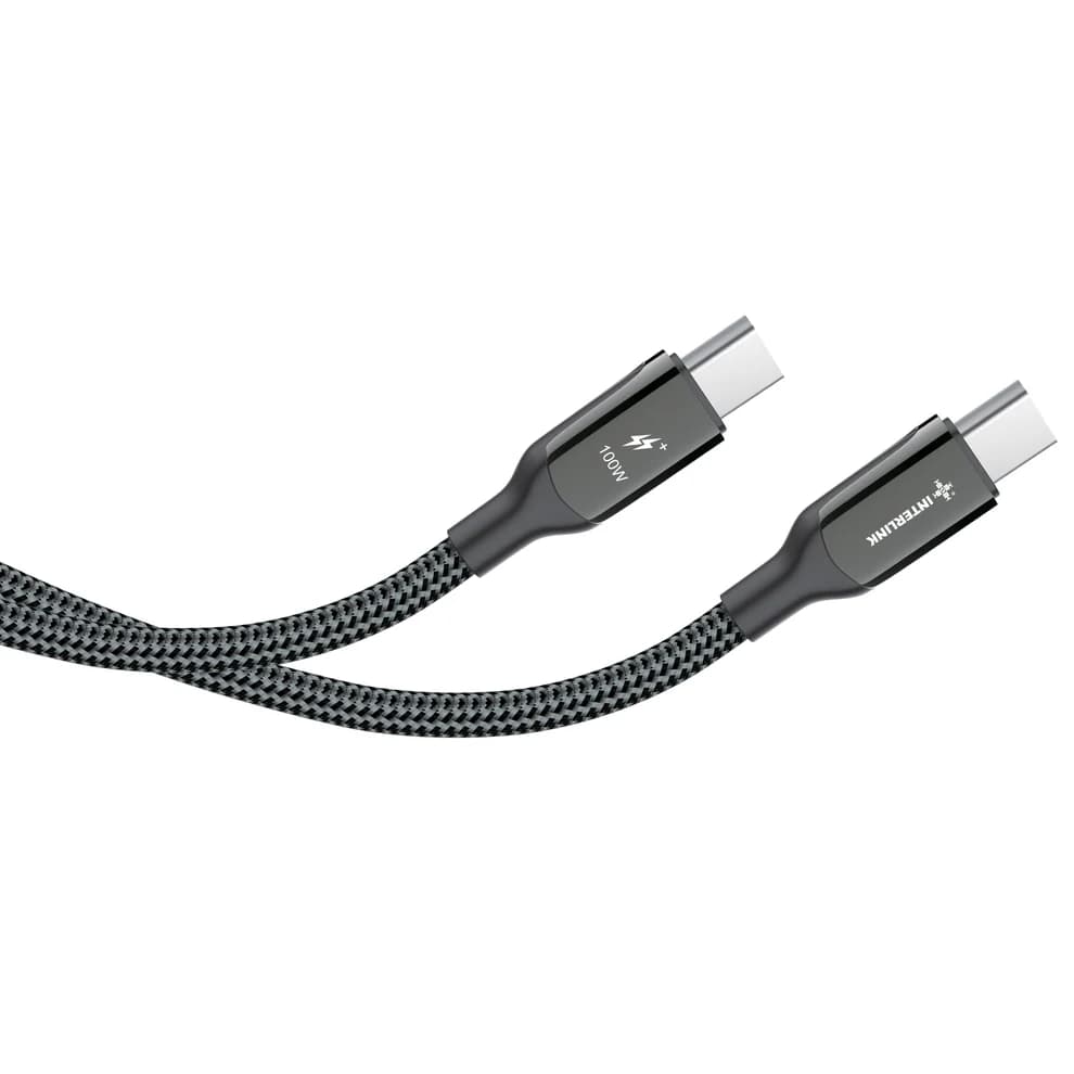 Interlink Flash Type-C to Type-C 100W Cable Price In Pakistan | 5.0A Fast Charging Cable | 100W – alternate view