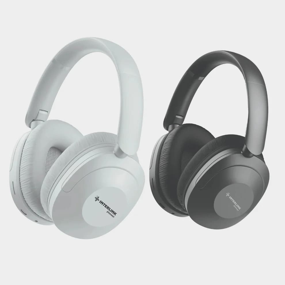 Interlink Pioneer Headphones Price In Pakistan | Wireless Bluetooth Headphones | ENC Noise Cancellation - image 1