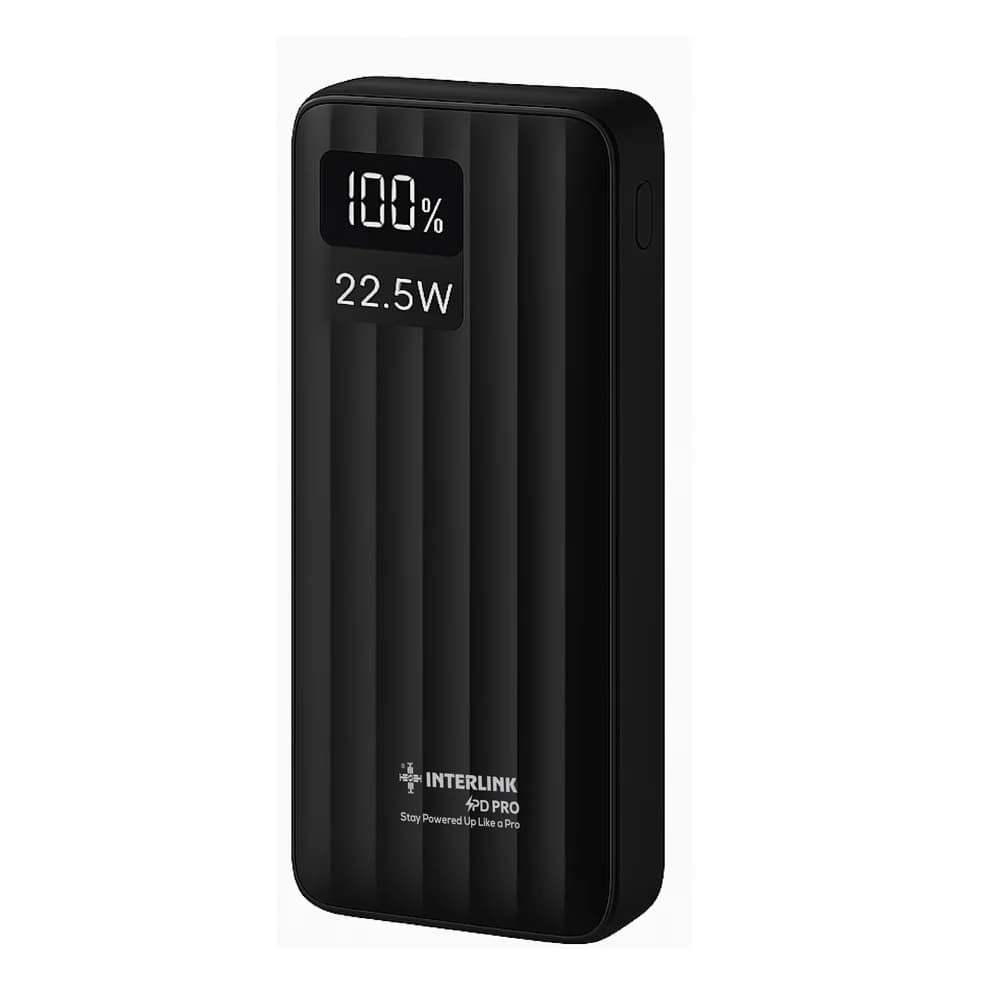 Interlink PD PRO 10000mAh Power Bank Price In Pakistan | 22.5W Power Delivery + QC 3.0 | – alternate view