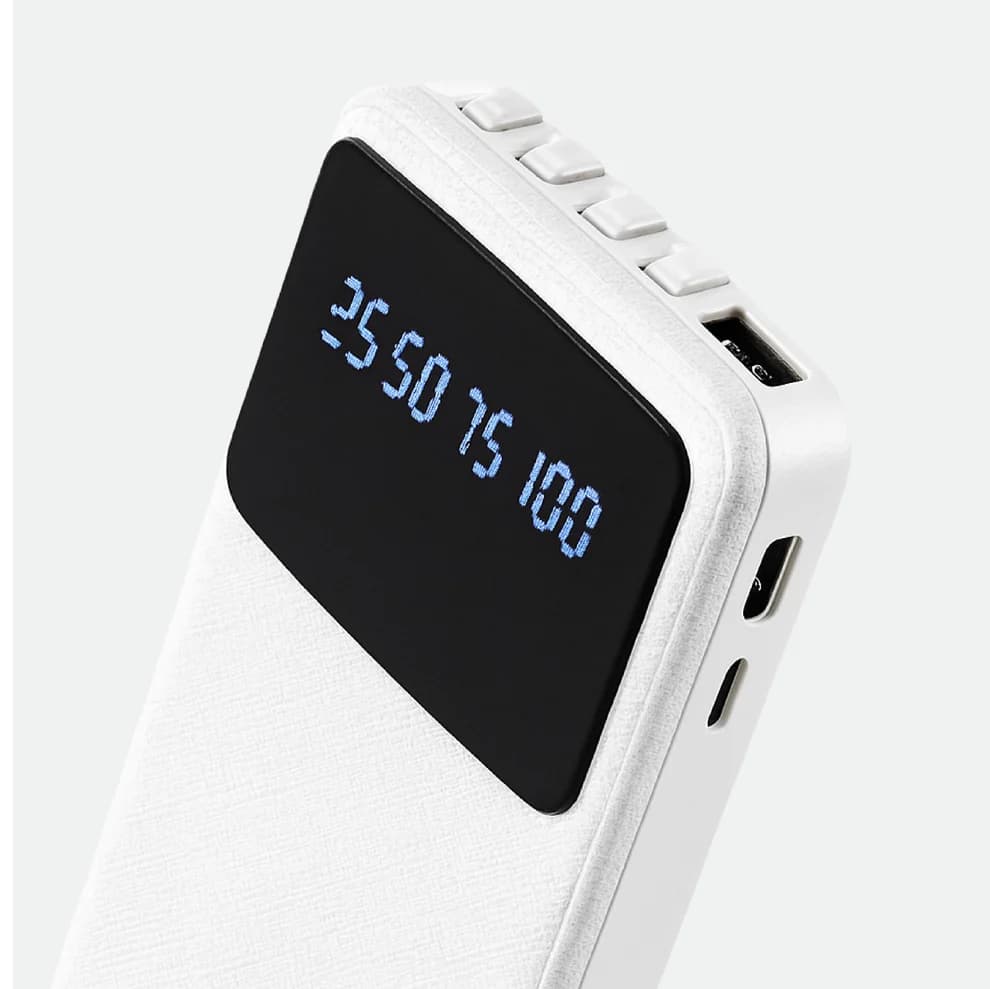 Interlink RECO PLUS 10000mAh Power Bank Price In Pakistan | 3 Built-in Cables Power Bank | Lightning Type-C Micro USB Support - image 1