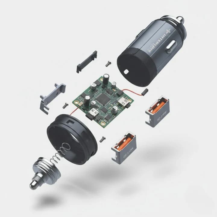 Interlink REVIVE 30W Car Charger Price In Pakistan | 30W PD Fast Charging Car Adapter | – alternate view